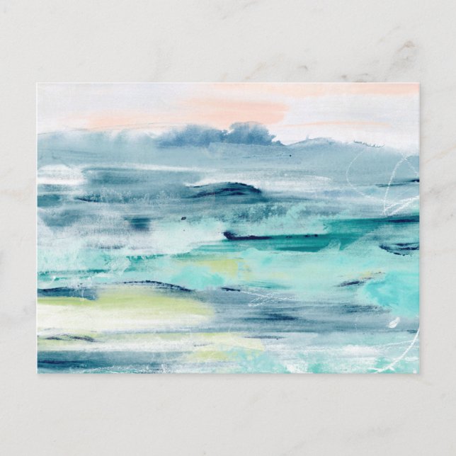 Postal Mareas de playa II (Anverso)
