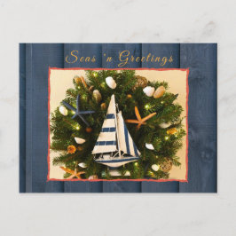 Postal Mares costeros tropicales 'n saludan a Navidades
