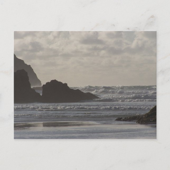 Postal Mares duros en Perranporth (Anverso)