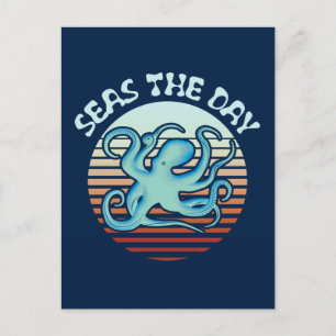 Postal Mares El Día   Octopus de Summer Vibes