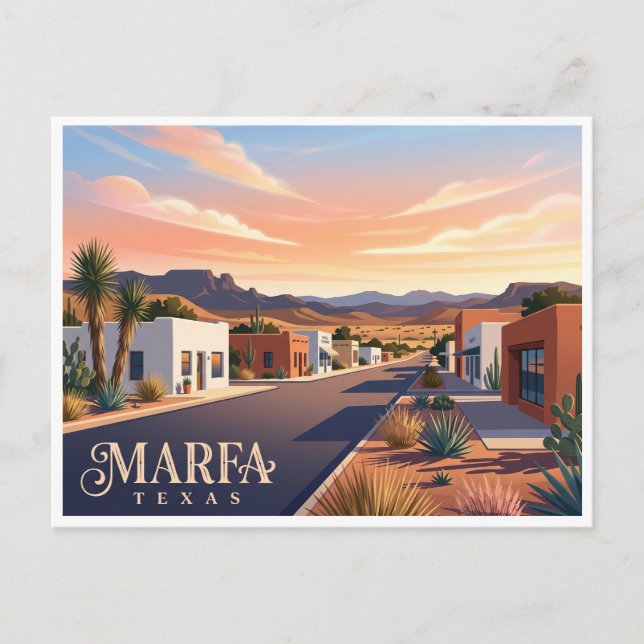 Postal Marfa Texas (Anverso)