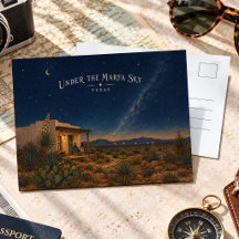 Marfa Texas Noche estrellada del Oeste Desierto Vi