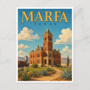 Postal Marfa Texas Presidio Tribunal GeoSaga