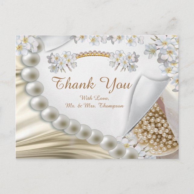 Postal Marfil, Green, Blue, Gold Silk & Pearl Tank Y Post (Anverso)