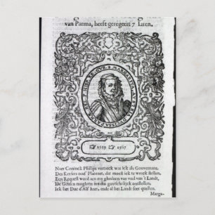 Postal Margaret de Parma, Gobernadora de los Países Bajos