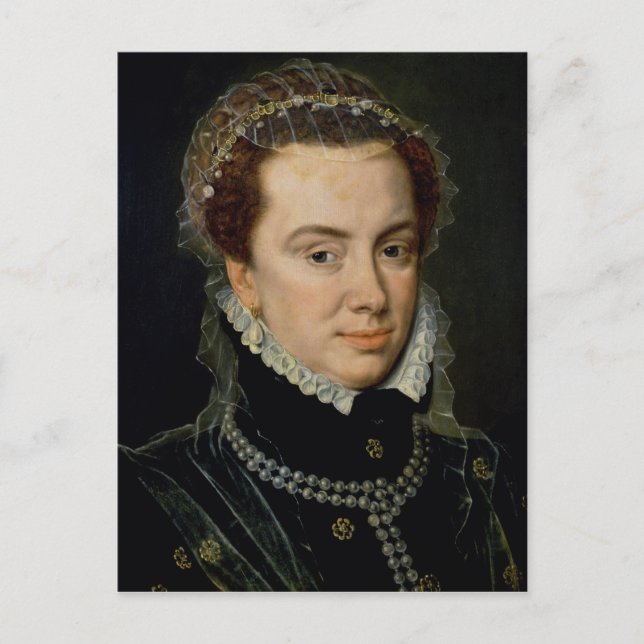 Postal Margaret de Parma , Regente de los Países Bajos (Anverso)