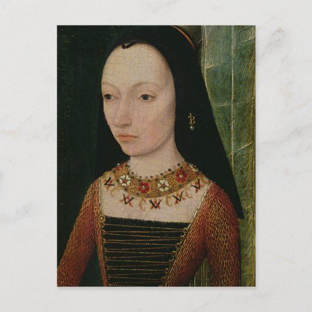 Postal Margaret de York Duquesa de Borgoña, c.1477 (Anverso)