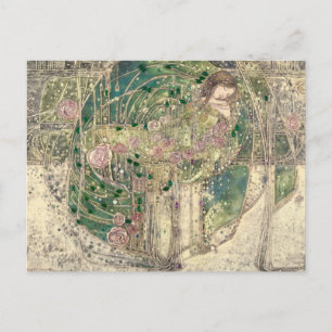 Postal Margaret MacDonald Mackintosh Princesa Durmiente