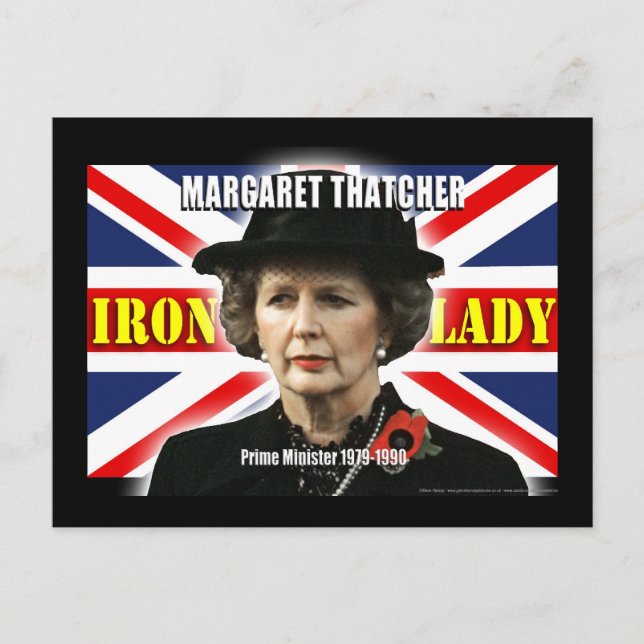 Postal Margaret Thatcher, Primera Ministra (Anverso)