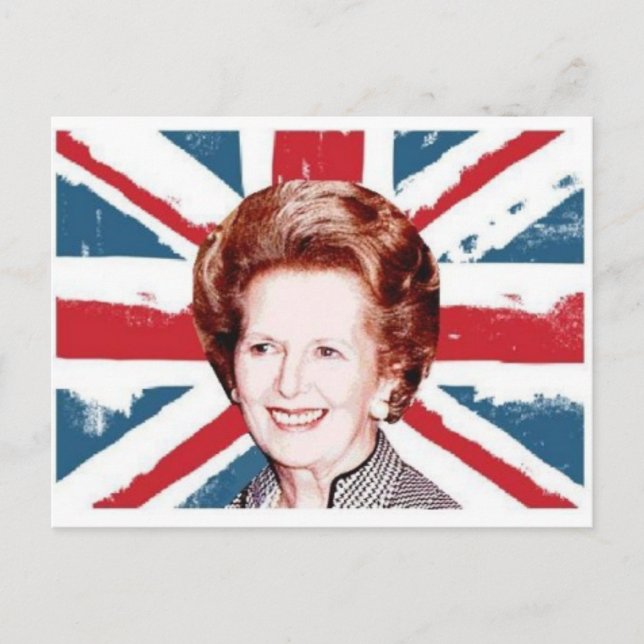 POSTAL MARGARET THATCHER UNION JACK (Anverso)