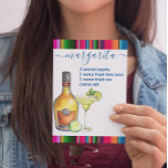 Postal Margarita Cocktail Recipe Watercolor<br><div class="desc">Este diseño fue creado a través del arte digital y puede ser personalizado en el área que proporciona cambiando la foto y/o el texto. O puede personalizarse eligiendo la opción de hacer clic en el personalizar y borrar o cambiar el color del fondo, agregar texto, cambiar el color o estilo...</div>