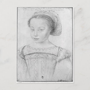 Postal Margarita de Valois conocida como La Reina Margot