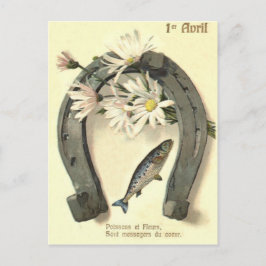 Postal Margarita herradura de pez