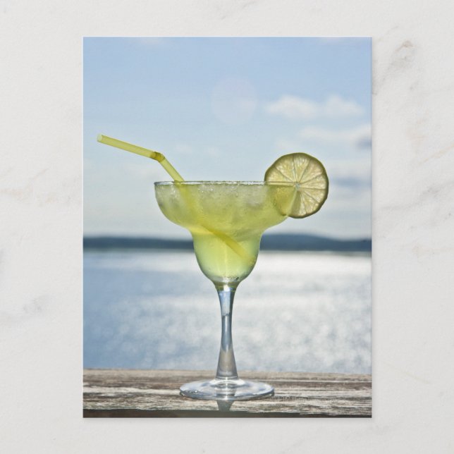 Postal Margarita junto al mar (Anverso)