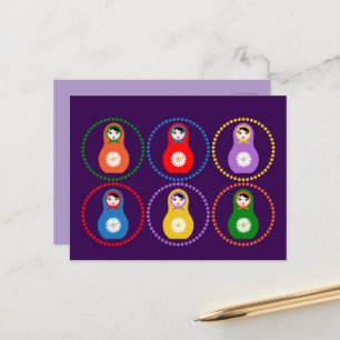 Postal Margarita Matryoshka