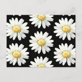 Postal Margaritas de puntos amarillos