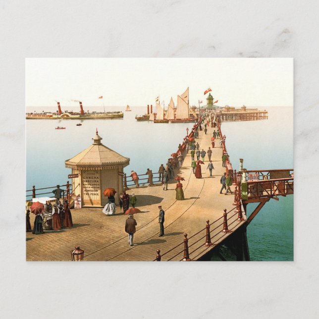 Postal Margate Jetty Vintage British Seaside (Anverso)