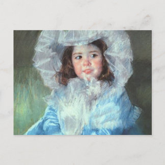 Postal Margot in Blue, Mary Cassatt