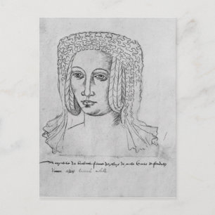 Postal Marguerite de Brabant