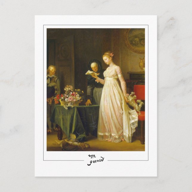 Postal Marguerite Gérard #1 - Postcard Bella Artes (Anverso)