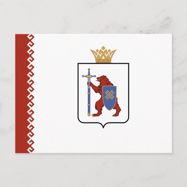 Postal Mari El Flag (Anverso)