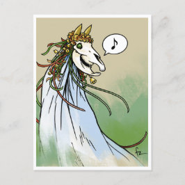 Postal Mari Lwyd - Spooky Yule Critter