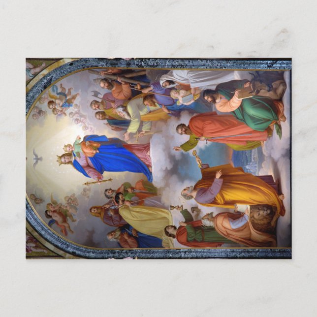 Postal María, ayuda de los cristianos (Anverso)