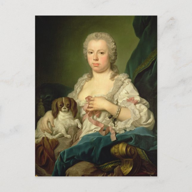 Postal Maria-Barbara de Braganza (Anverso)