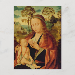 Postal María con el Niño Cristo, a principios del siglo X