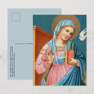 Postal María, del anuncio de F. Lippi (Detalle; M 038)