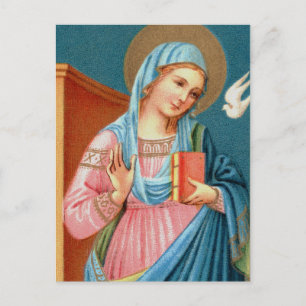 Postal María, del anuncio de F. Lippi (Detalle; M 038)