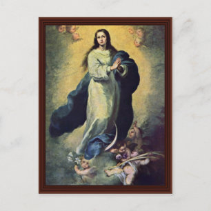 Postal Maria Immaculata, De Murillo Bartolomé Esteban Per