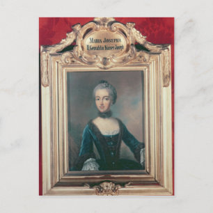 Postal María José de Baviera, segunda esposa de José