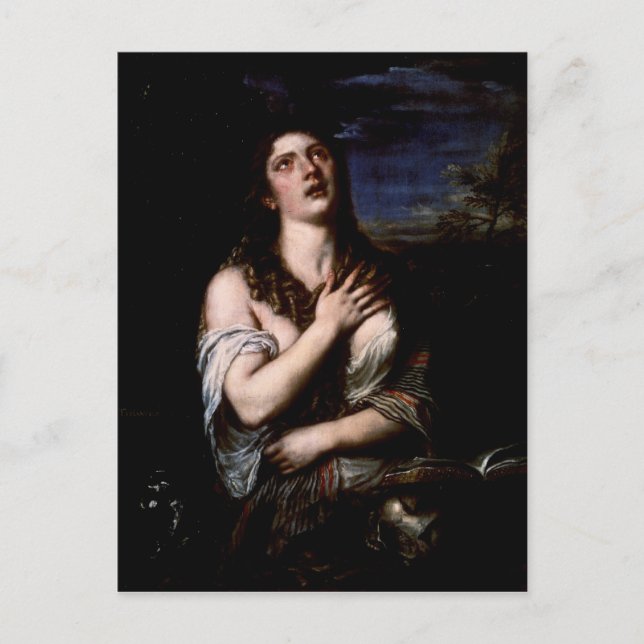 Postal María Magdalena, c.1561 (Anverso)