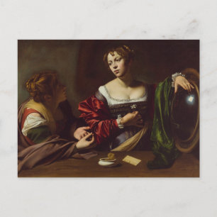 Postal María Marta y María Magdalena por Caravaggio