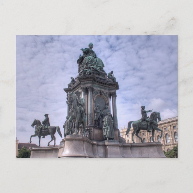 Postal María Teresa de Austria-Hungría (Anverso)