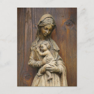 Postal María Y El Niño Jesús