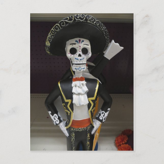 Postal Mariachi Skeleton (Anverso)