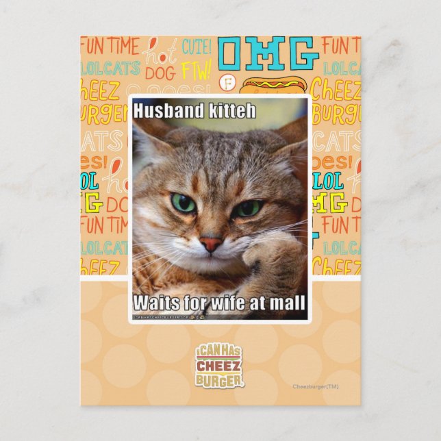 Postal Marido Kitteh (Anverso)