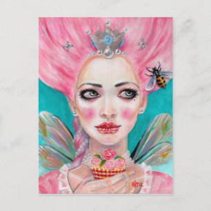 Postal Marie Antoinette Cupcake Faerie - Queen Bee