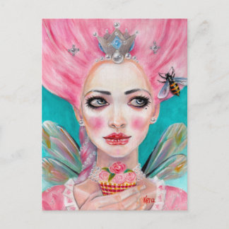 Postal Marie Antoinette Cupcake Faerie - Queen Bee