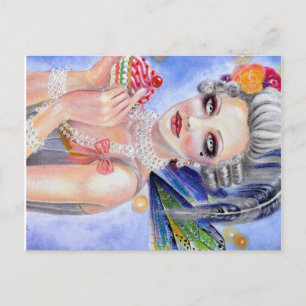 Postal Marie Antoinette - Reina de pasteles