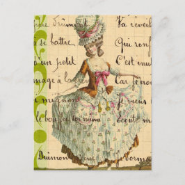 Postal Marie, arte digital de la dama de época