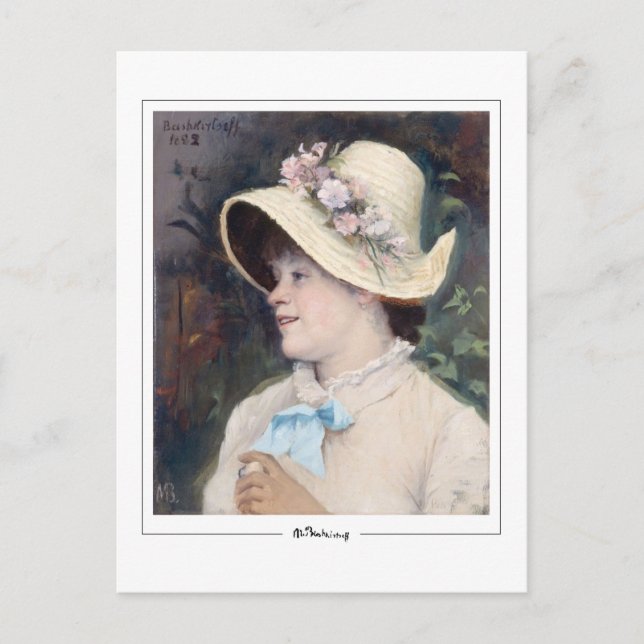 Postal Marie Bashkirtseff #6 - Postcard Bella Artes (Anverso)