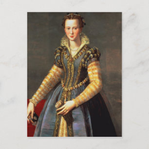 Postal Marie de Medici , esposa de Enrique IV de Francia
