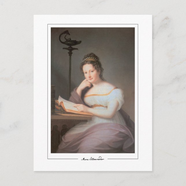 Postal Marie Ellenrieder #1 - Postcard Bella Artes (Anverso)