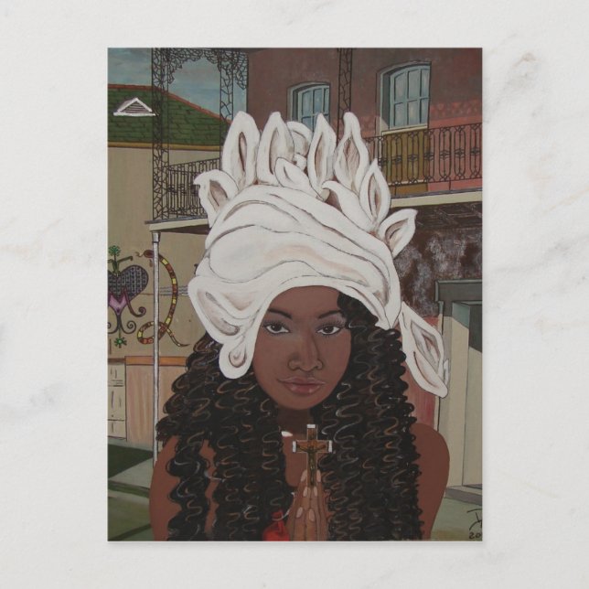 Postal Marie Laveaux (Anverso)