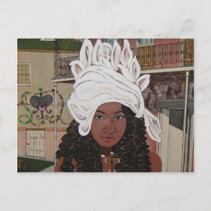 Postal Marie Laveaux en el barrio francés