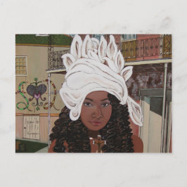 Postal Marie Laveaux en el barrio francés