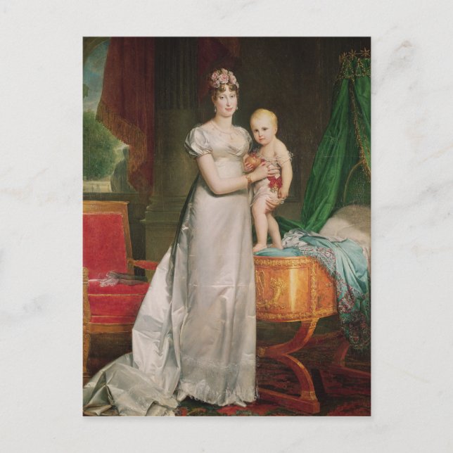 Postal Marie Louise  and the King of Rome (Anverso)